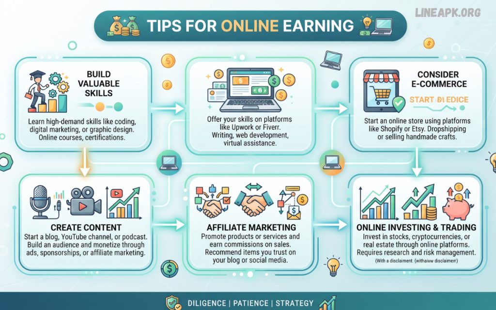 Online Earning Tips: Practical Ways to Make Money Online in 2026